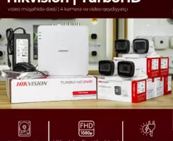 Hikvision 4 kameralıq dəst (xarici)