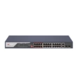 Hikvision DS-3E0326P-E(C) 24 port Unmanaged POE+ switch. Uplink: 2xRJ45 + 2xSFP. 370W budget. 300 m POE