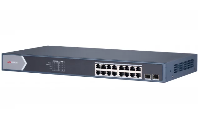 Hikvision DS-3E1518P-SI 16p 2x GB SFP Gigabit Smart Managed POE Switch