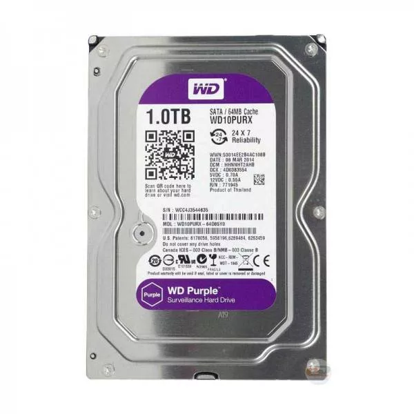 HDD WD WD10PURX-78E5EY0 3.5 Purple 1TB
