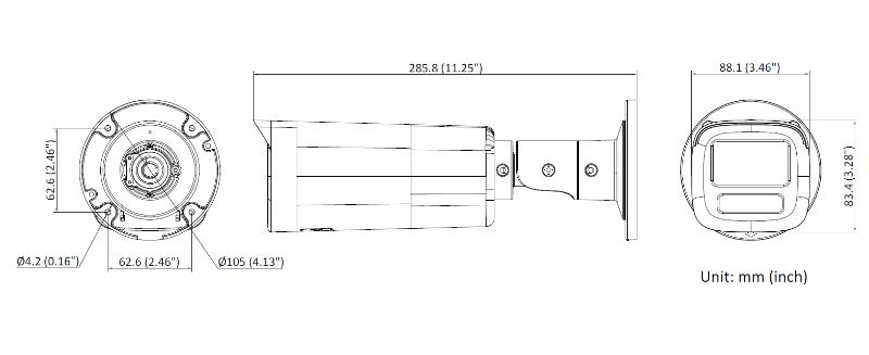 Hikvision DS-2CD1B27G3-LIU(F)(/SX) 2 MP ColorVu 3.0 sabit Bullet IP kamera