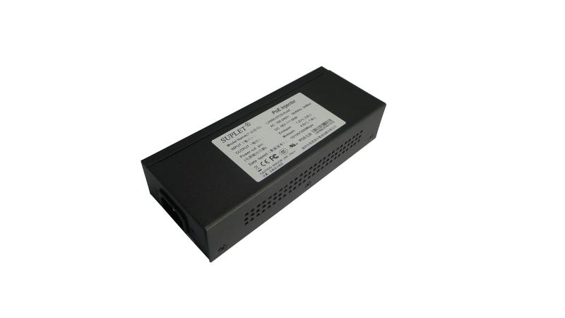 Hikvision DS-2PA6000-POE 60WPoEinjector,1*RJ45interface,1000M(ForDS-2DF8/76/5xxx-AE/AE3/AEL,DS-2DE2DE7xxx-AEmodels)
