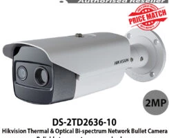 Hikvision DS-2TD2636-10 Thermal & Optical Bi-spectrum Network Bullet (silindrik) kamera