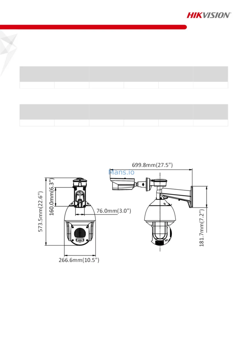 Hikvision DS-2TX3636-10A/V1 Thermal Smart Linkage Tracking System