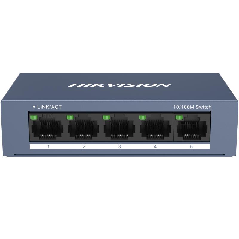 Hikvision DS-3E0105-O 5-Port Fast Ethernet kommutator