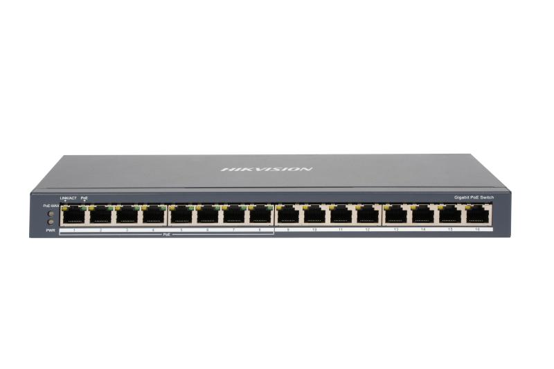 Hikvision DS-3E0516P-O şəbəkə kommutatoru
