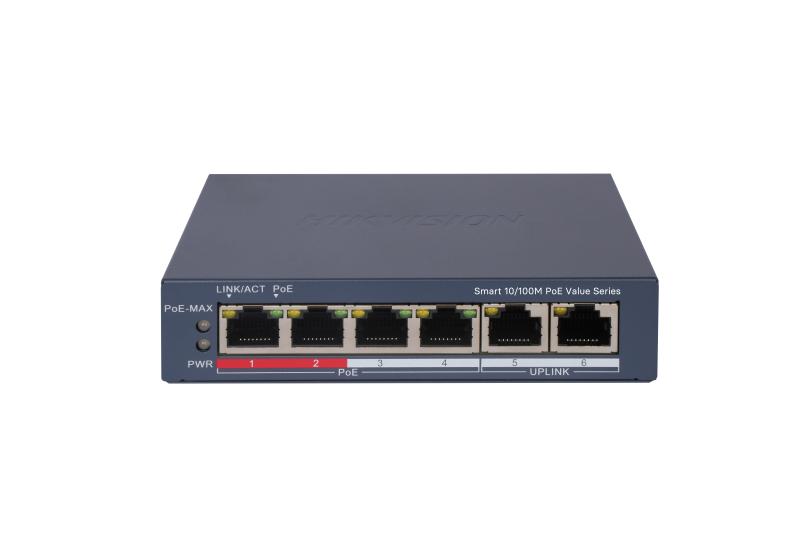 Hikvision DS-3E1106P-EI/M şəbəkə kommutatoru