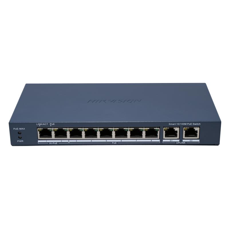 Hikvision DS-3E1310HP-EI-(B) şəbəkə kommutatoru