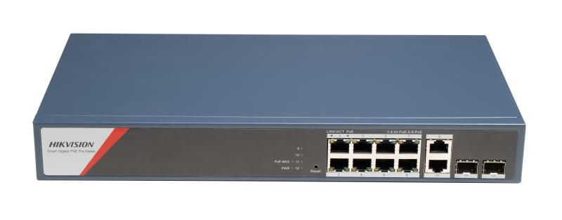 Hikvision DS-3E1512HP-SI-8P2T2F şəbəkə kommutatoru