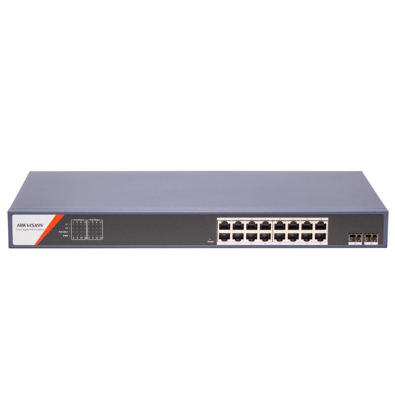 Hikvision DS-3E1518P-SI-16P2F şəbəkə kommutatoru