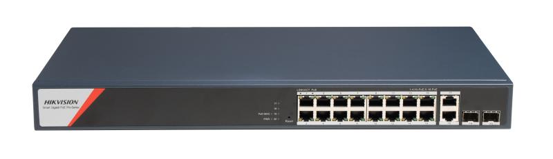 Hikvision DS-3E1520HP-SI-16P2T2F şəbəkə kommutatoru