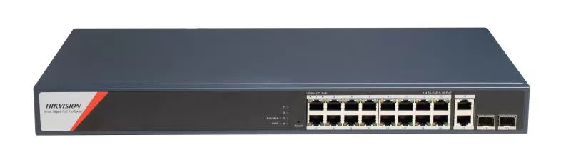 Hikvision DS-3E1520HP-SI-16P2T2F şəbəkə kommutatoru