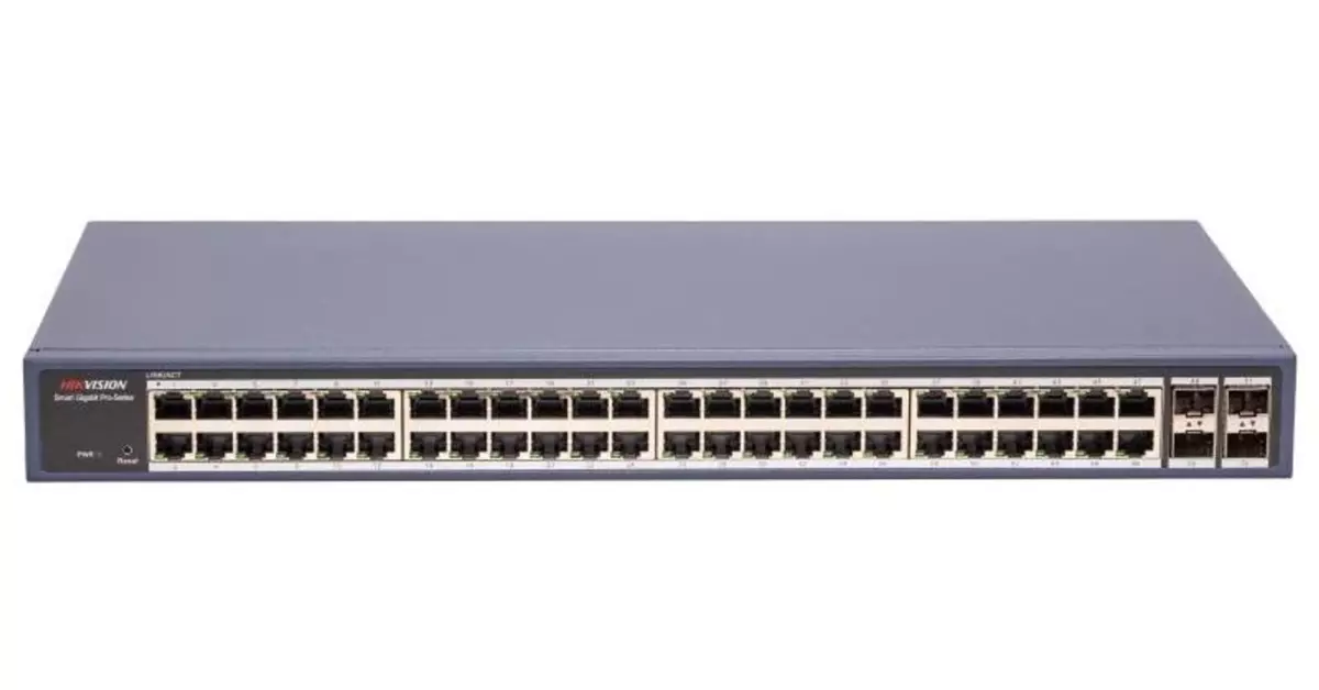 Hikvision DS-3E2752-SI-48F4X 48 GE SFP, 4 10GE SFP+ kommutator