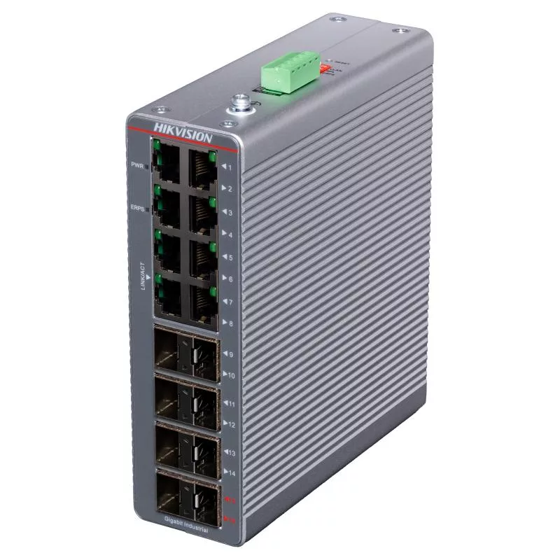 Hikvision DS-3T1516-SI-8T8F 16 Port Gigabit Smart Managed Industrial kommutator