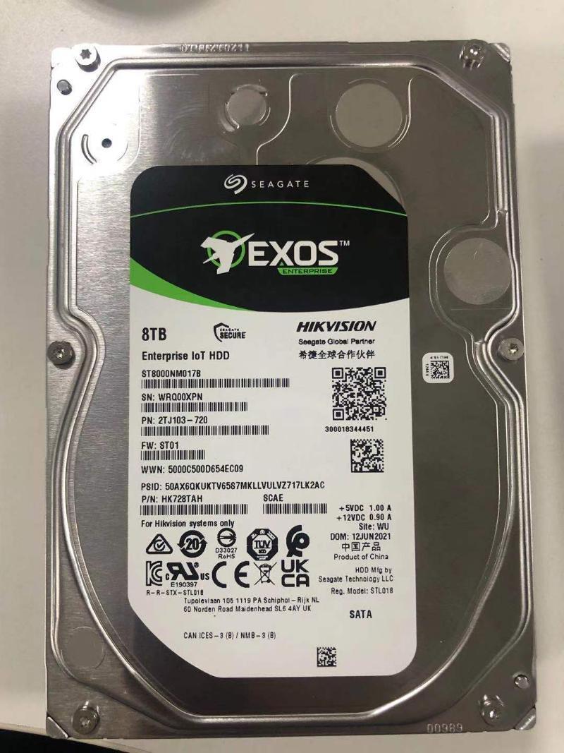 Hikvision DS-AIOT-HDD-HK728TAH/8T*1 8TB * 1 SATA HDD