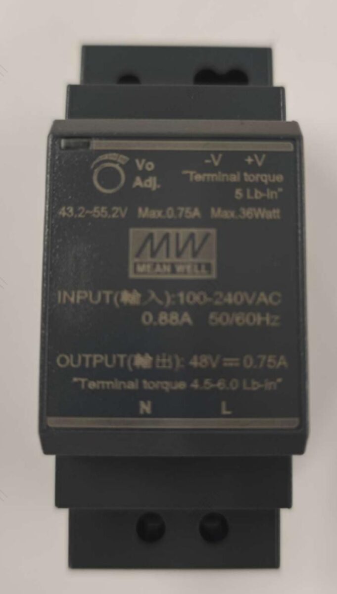 Hikvision DS-KAW36-4N 2-Wire HD DIN Rail Power Supply Unit