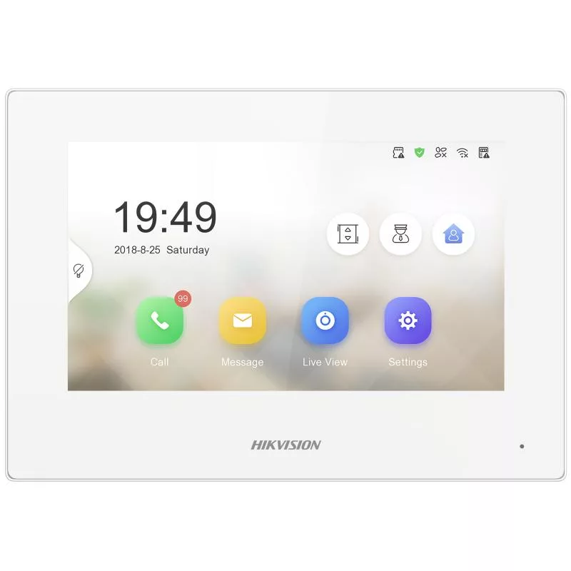 Hikvision DS-KH6320-TE1(B)/WHITE KH6 seriya IP-Based daxili Station