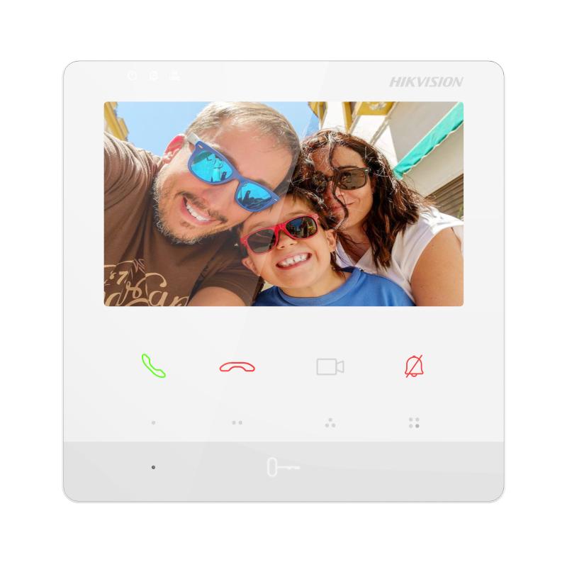 Hikvision DS-KH7100EY-E2/WHITE 2-wire HD daxili panel