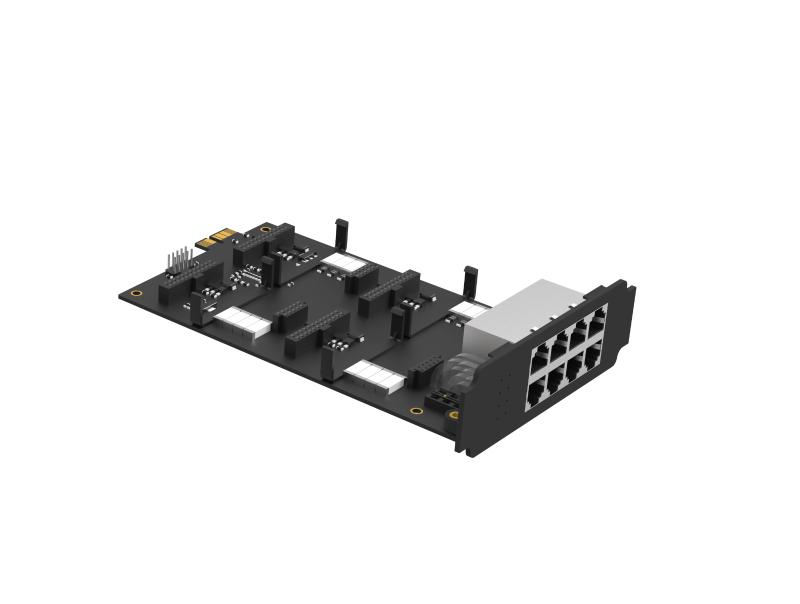 Hikvision DS-KSMET08 Expansion board üçün 8 RJ11 Ports