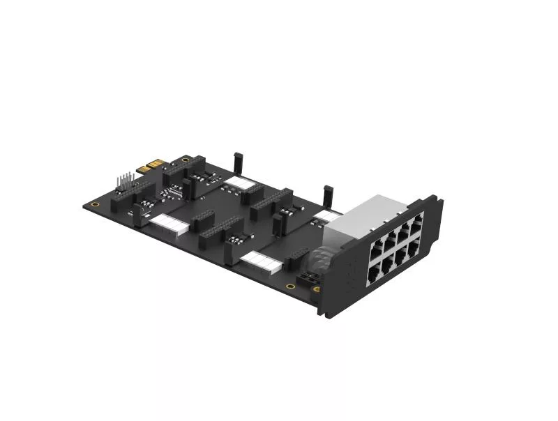 Hikvision DS-KSMET08 Expansion board üçün 8 RJ11 Ports
