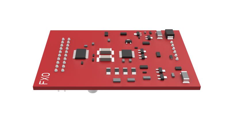 Hikvision DS-KSMXO2 Expansion board üçün 2 FXO Ports