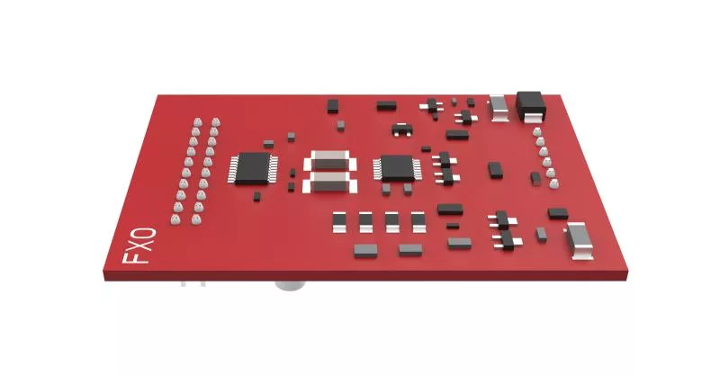 Hikvision DS-KSMXO2 Expansion board üçün 2 FXO Ports