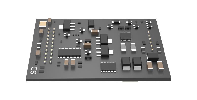 Hikvision DS-KSMXOS2 Expansion board üçün 1 FXO RJ11 Port + 1 FXS RJ11 FXO Port