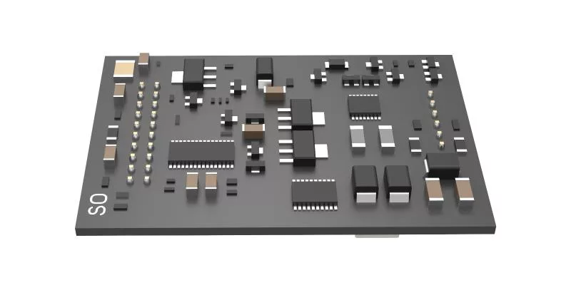 Hikvision DS-KSMXOS2 Expansion board üçün 1 FXO RJ11 Port + 1 FXS RJ11 FXO Port