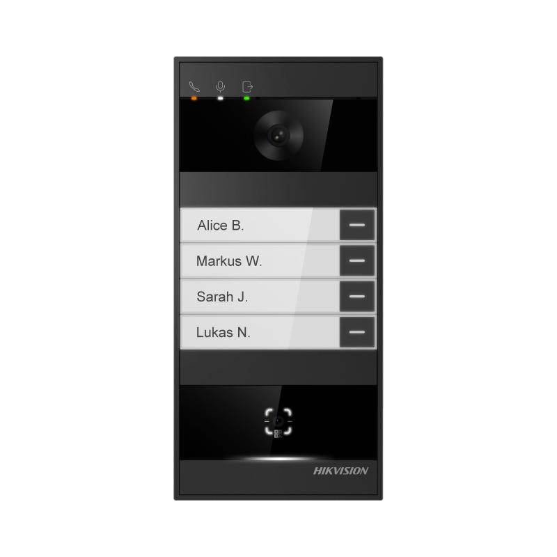 Hikvision DS-KV8114-NWQE1 Metal Villa çağırış paneli