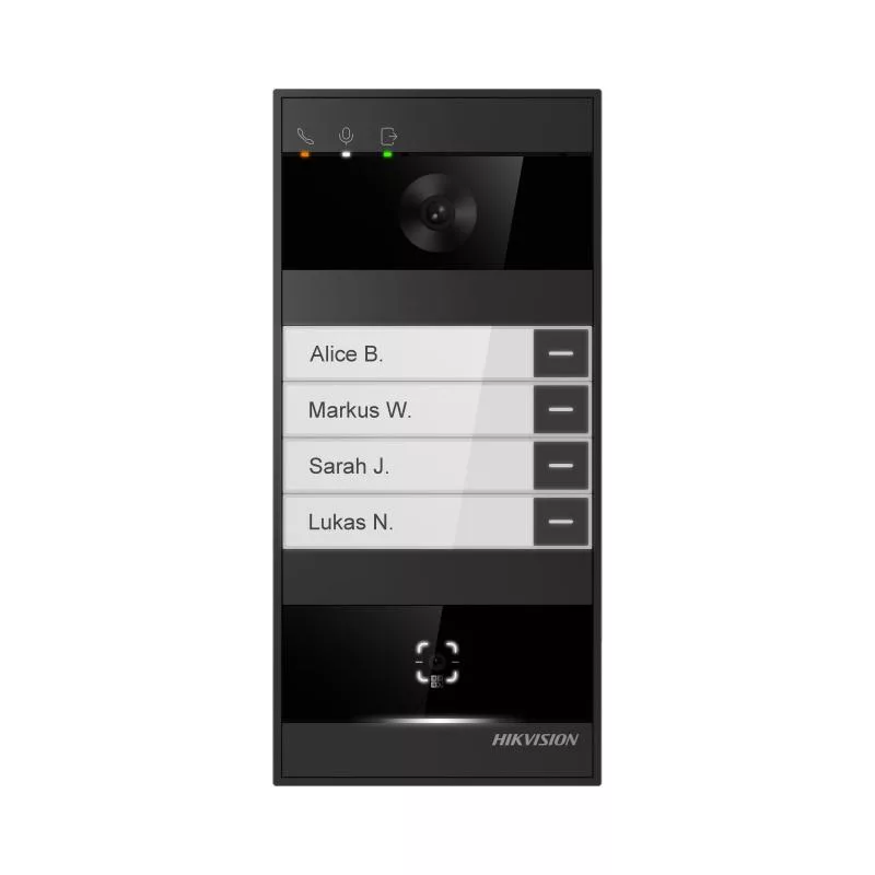 Hikvision DS-KV8114-NWQE1 Metal Villa çağırış paneli