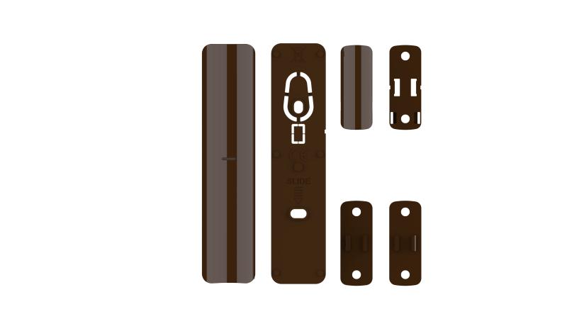 Hikvision DS-PDB-MCK-BROWN(B) Magnetic Shock Contact Brown Housing