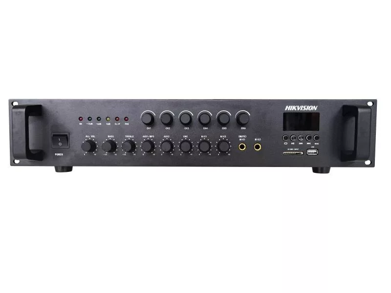 Hikvision DS-QAE0A120G1-VB6 120W 6-Zone analoq gücləndirici