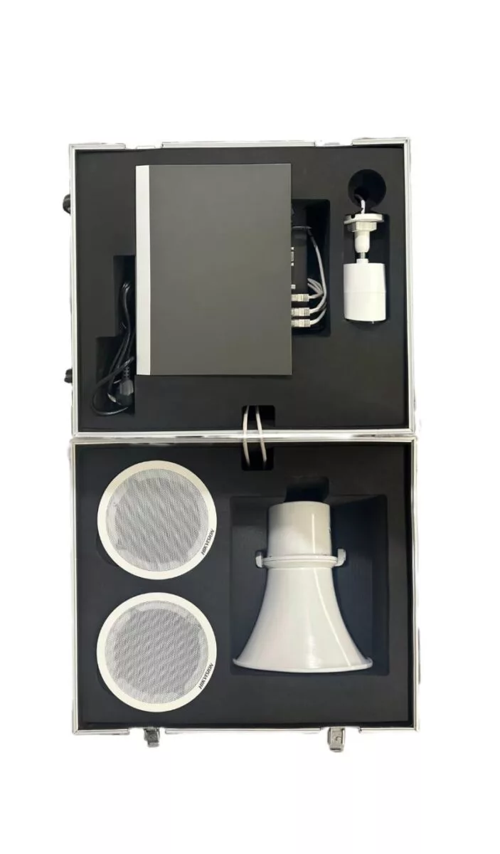 Hikvision DS-QAZDEMO1 şəbəkə audio Demo Box