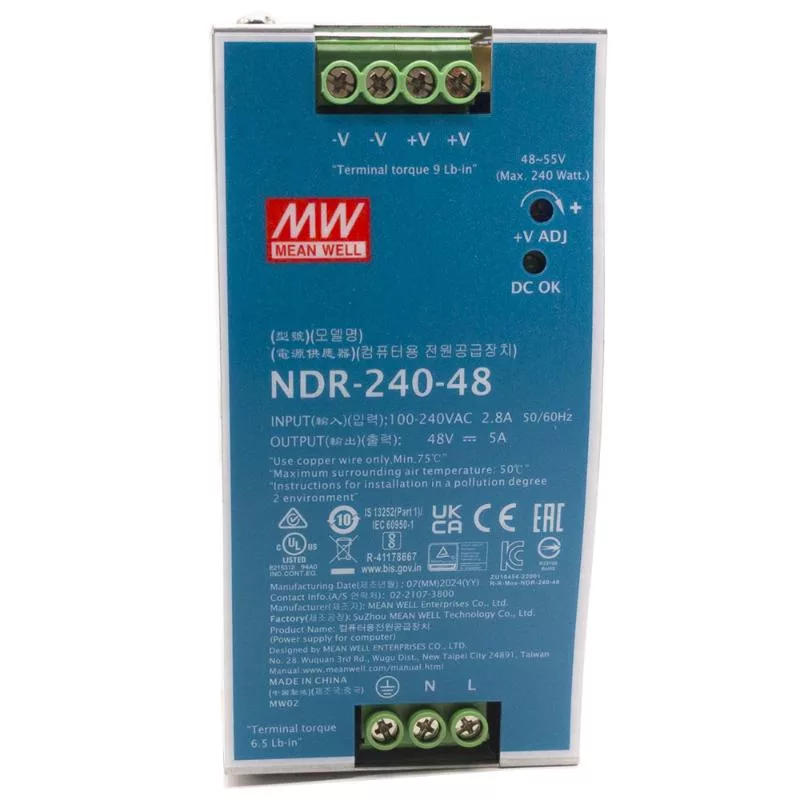 Hikvision NDR-240-48 Industrial Power Supply Unit