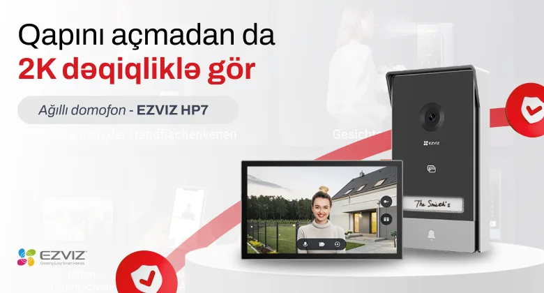 EZVIZ HP7 — 2K ağıllı domofon